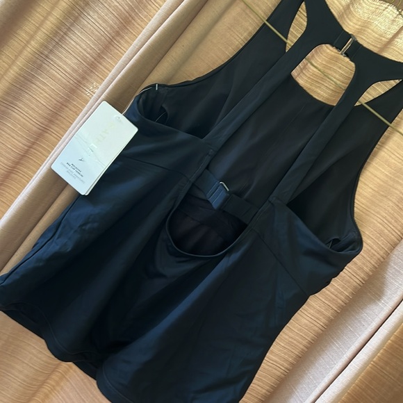 NWT-Athleta Black Maldives Bra Cup Tankini, Size 38B/C - Picture 6 of 10